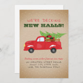 デッキニューホールズトラッククリスマスホリデームービング 案内状 (正面/裏面)