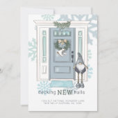 デッキニューホールズニューホームクリスマスホリデイ 招待状 (正面)