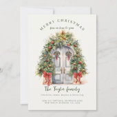 デッキニューホールズニューホームクリスマスホリデーカード シーズンカード (正面)