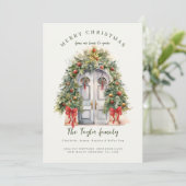 デッキニューホールズニューホームクリスマスホリデーカード シーズンカード (スタンド正面)