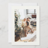 デッキニューホールズニューホームクリスマスホリデーカード シーズンカード (裏面)