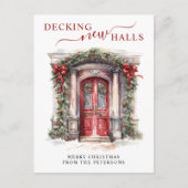 デッキニューホールズニューホームレッドドアホリデームービング 案内ポストカード (正面)