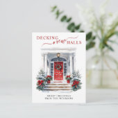 デッキニューホールズニューホームレッドドアホリデームービング 案内ポストカード (スタンド正面)