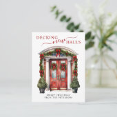 デッキニューホールズニューホームレッドドアホリデームービング 案内ポストカード (スタンド正面)