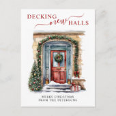 デッキニューホールズニューホームレッドドアホリデームービング 案内ポストカード (正面)