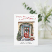 デッキニューホールズニューホームレッドドアホリデームービング 案内ポストカード (スタンド正面)