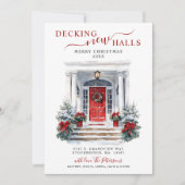 デッキニューホールズニューホームレッドドアホリデームービング 案内状 (正面)
