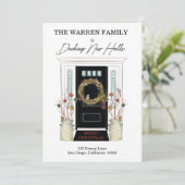 デッキニューホールズファームハウスクリスマスフォトムービング 案内状 (スタンド正面)