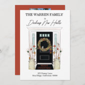 デッキニューホールズファームハウスクリスマスフォトムービング 案内状 (正面/裏面)