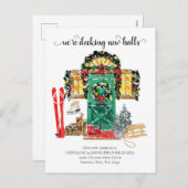 デッキニューホールズホリディムービングアナウンスメントポスト シーズンポストカード (正面/裏面)