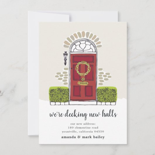 デッキニューホールズホリデームービングアナウンス 案内状 (正面)