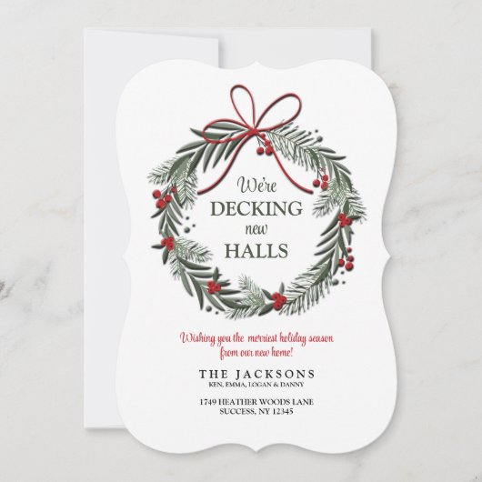 デッキニューホールズホリデームービングカード シーズンカード (正面)