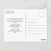 デッキニューホールズモダンフォトホリデームービングアンノ ポストカード (裏面)