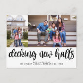 デッキニューホールズモダンフォトホリデームービングアンノ ポストカード (正面)