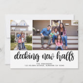 デッキニューホールズモダンフォトホリデームービング 案内状 (正面)