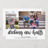 デッキニューホールズモダンフォトホリデームービング 案内状 (正面/裏面)