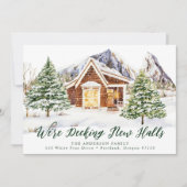 デッキニューホールズログキャビンホリデームービング 案内状 (正面)