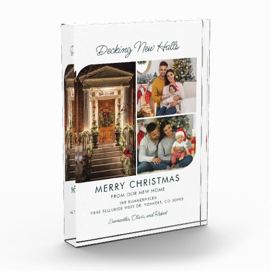 デッキニューホールズ引っ越しましたクリスマス移動 フォトブロック (左)