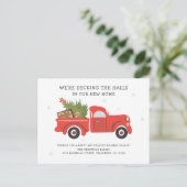 デッキニューホールレッドトラッククリスマスムービング 案内ポストカード (スタンド正面)