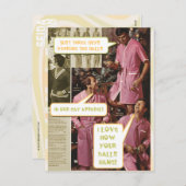 デッキホールおもしろいで陽気なクリスマスの郵便はがき シーズンポストカード (正面/裏面)