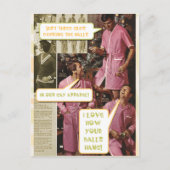 デッキホールおもしろいで陽気なクリスマスの郵便はがき シーズンポストカード (正面)