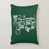 デッキホールズタイポグラフィホリデーズ アクセントクッション (正面(垂直))