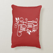 デッキホールズタイポグラフィホリデーズ アクセントクッション (裏面(縦))