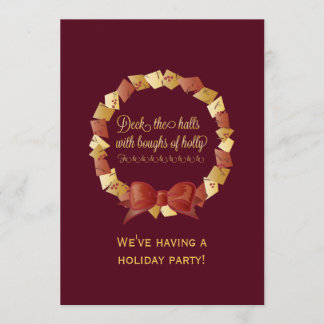 デッキホール叙情詩のデザイン 招待状