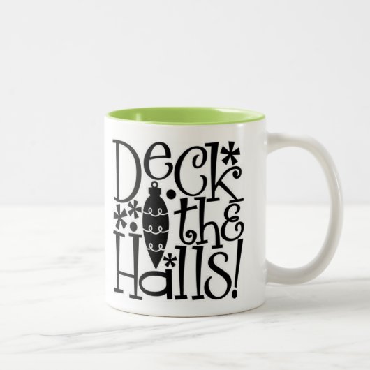 デッキホール2調子のコーヒー・マグ ツートーンマグカップ (右)