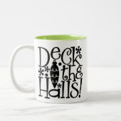 デッキホール2調子のコーヒー・マグ ツートーンマグカップ (左)