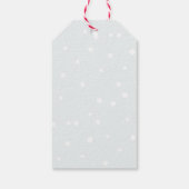 デッキホール|水彩画のレトロの赤いトラック ギフトタグ (裏面)