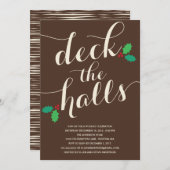 デッキホール%PIPE%休日の招待状 招待状 (正面/裏面)