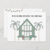 デッキングニューデックスビーチハウスパームスホリデームービング 案内ポストカード (正面/裏面)