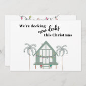 デッキングニューデックスビーチハウスパームスホリデームービング 案内状 (正面/裏面)