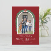 デッキングニューホールズ引っ越しアナウンスホリデーカード シーズンカード (スタンド正面)