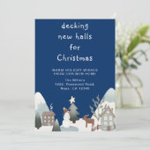 デッキング・ニューホールズの冬のシーン、動くアナウンス シーズンカード (スタンド正面)