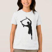 デッキ掴みチャンピオンスタントスクーターライダー トライブレンドTシャツ (正面)