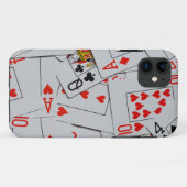 デッキ散乱トランプ、 Case-Mate iPhoneケース (裏面(横))