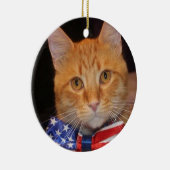 デッキ氏大統領が付いているホール! セラミックオーナメント (右)