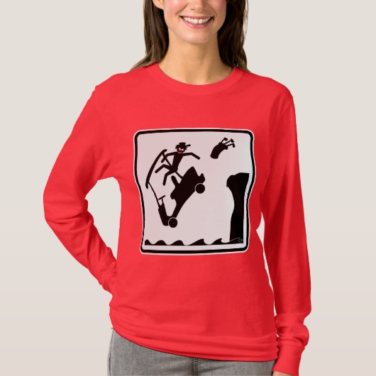 デッキ4を離れた男 Tシャツ (正面)