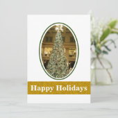 「デッキ・ザ・ホールス」フラットホリデーカード シーズンカード (スタンド正面)