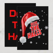 「デッキ・ザ・ホールズ スノーコレクション」ご招待状 招待状 (正面/裏面)