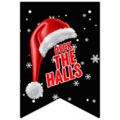 「デッキ・ザ・ホールズ スノーコレクション バンティング バナー」 バンティングフラッグ (第3の旗)