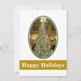 「デッキ・ザ・ホールズ」フラットホリデーカード シーズンカード