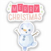 デッキtheホール：メリークリスマス応援» シール (正面)
