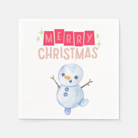 デッキtheホール：メリークリスマス応援» スタンダードカクテルナプキン (正面)