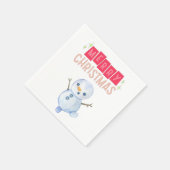 デッキtheホール：メリークリスマス応援» スタンダードカクテルナプキン (角)