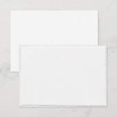 デックルフェイクエッジ付きエンクロージャカードテンプレート 出欠カード (正面/裏面)