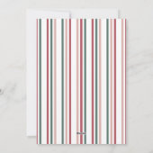 「デック・ザ・ホールズ」クリスマス ホリデー カード (裏面)