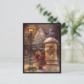 デッシンエンファントポスタントsa lettre noel ポストカード (スタンド正面)